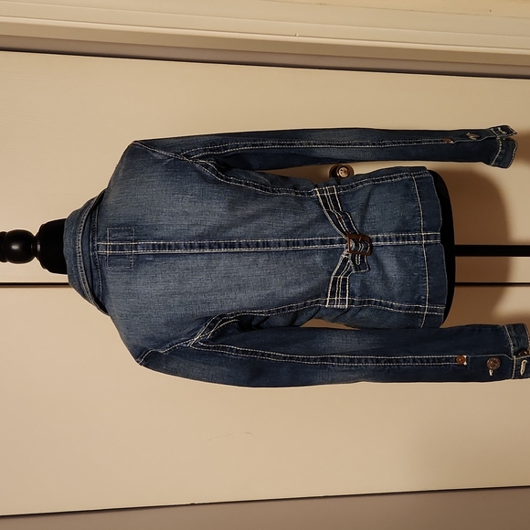 TRUE RELIGION DENIM JACKET SIZE L - Picture 2 of 5